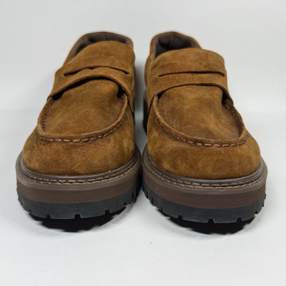 NEW L.L. Bean Women's Size 6.5 M Brown Suede Camden Hill Penny‎ Loafer Shoes - Picture 4 of 12